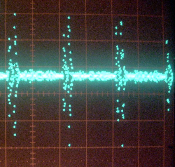 オシロスコープ計測信号波形画像サンプル1