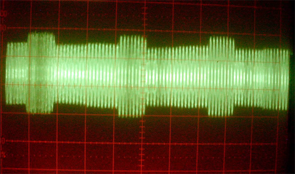 オシロスコープ計測信号波形画像サンプル7